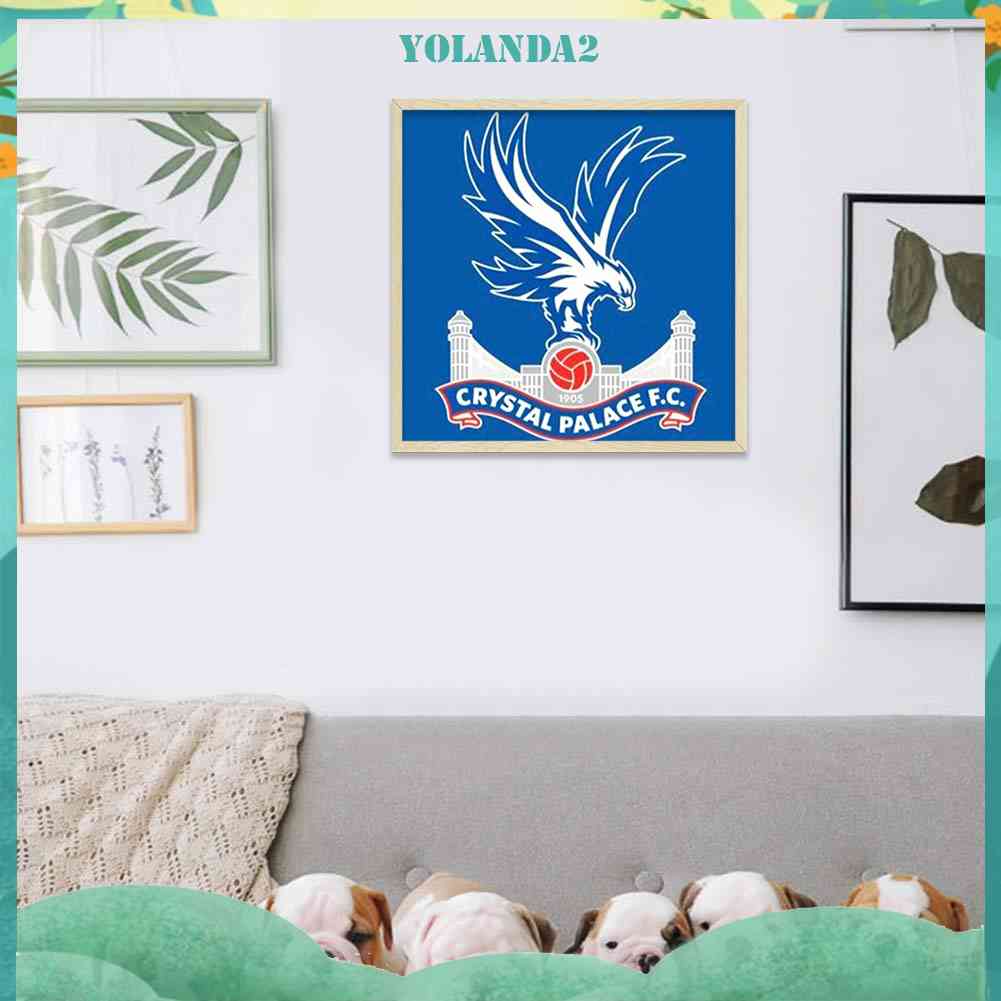 Tranh Đính Đá Kim Cương Toàn Bộ 5D DIY Hình Câu Lạc Bộ Bóng Đá