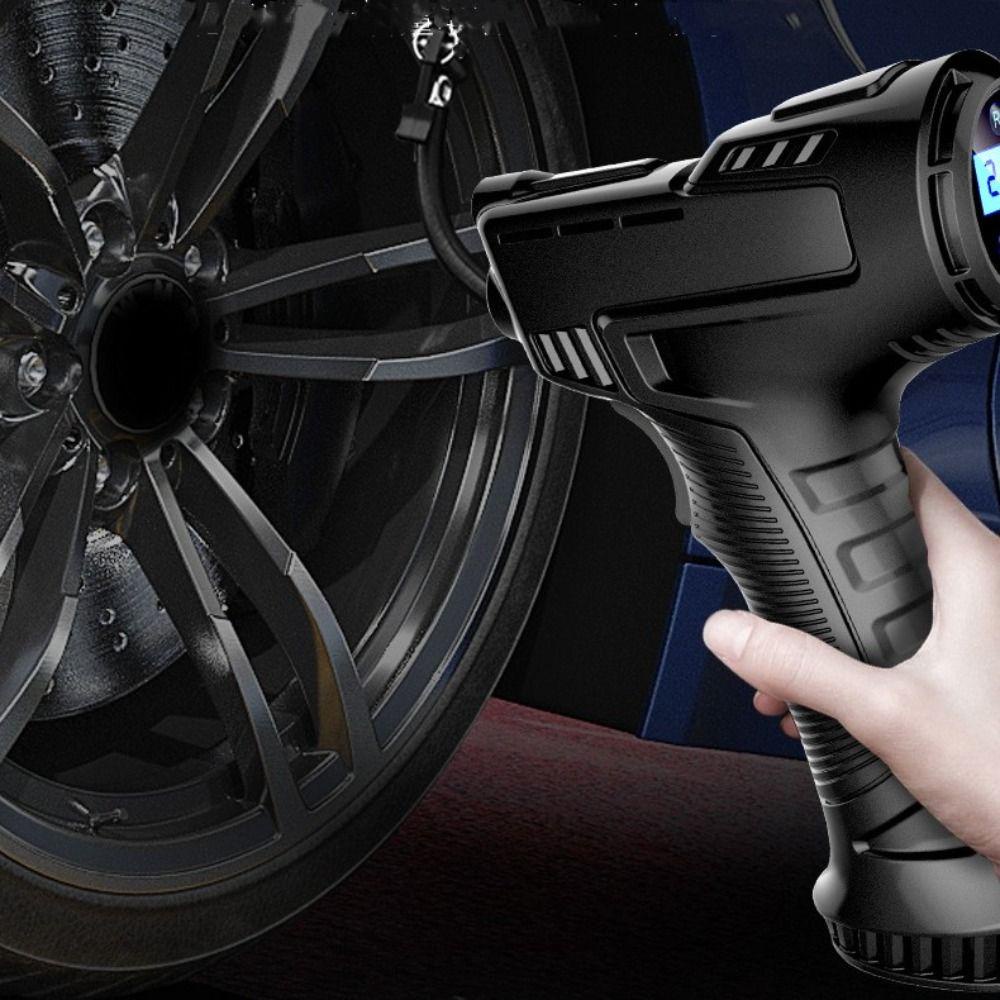 Máy Bơm Lốp Xe Hơi Không Dây 12V Có Thể Sạc Lại Tiện Dụng