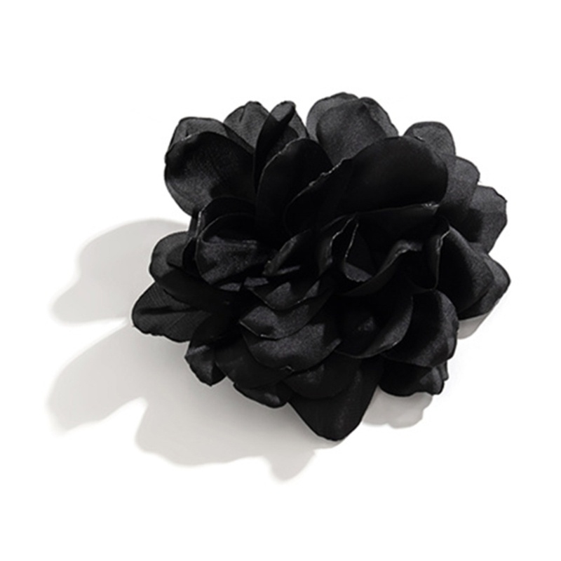 Kẹp Tóc Hình Bông Hoa Chất Liệu Satin Xinh Xắn Cho Bé Gái