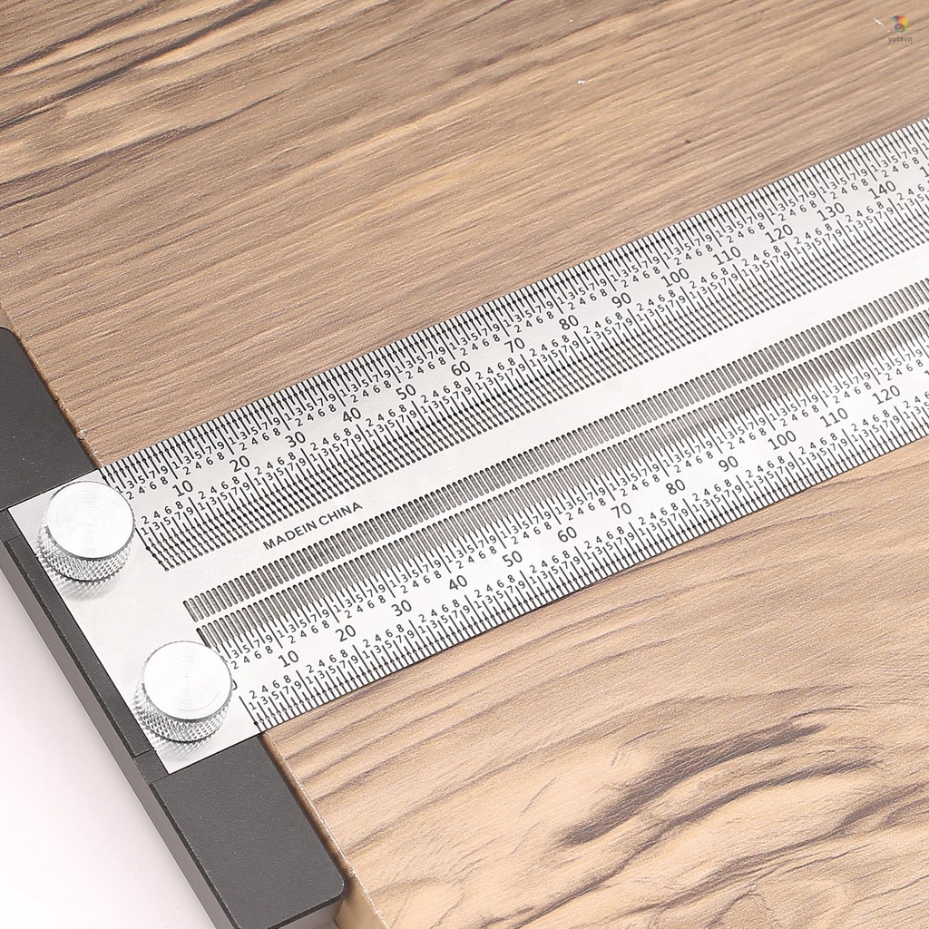 Thước Đo Góc Vuông / Cân Bằng Thép Không Gỉ Độ Chính Xác Cao Đa Năng