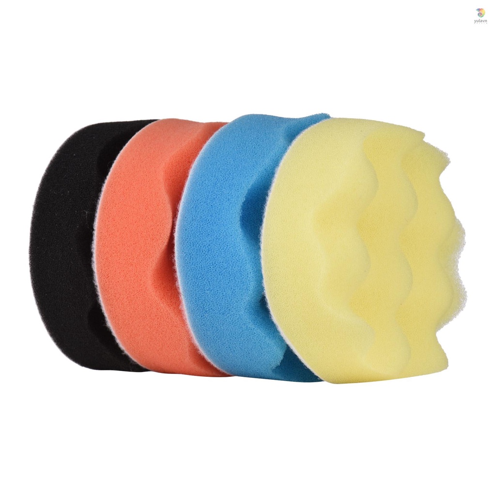 Bộ 31 Miếng Đệm Đánh Bóng 3 Inches Kèm Giấy Nhám Cho Xe Hơi
