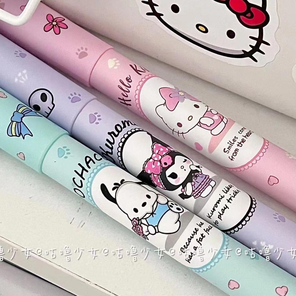 Set 6 Bút Đánh Dấu Hình Sanrio Đáng Yêu Cho Học Sinh