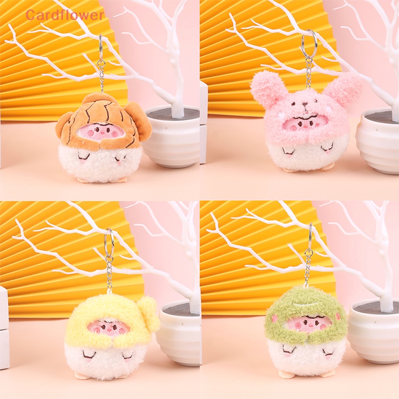 Búp Bê Nhồi Bông Hình Gà / Thỏ 10CM Trang Trí Ba Lô / Móc Khóa Xe Hơi Mới