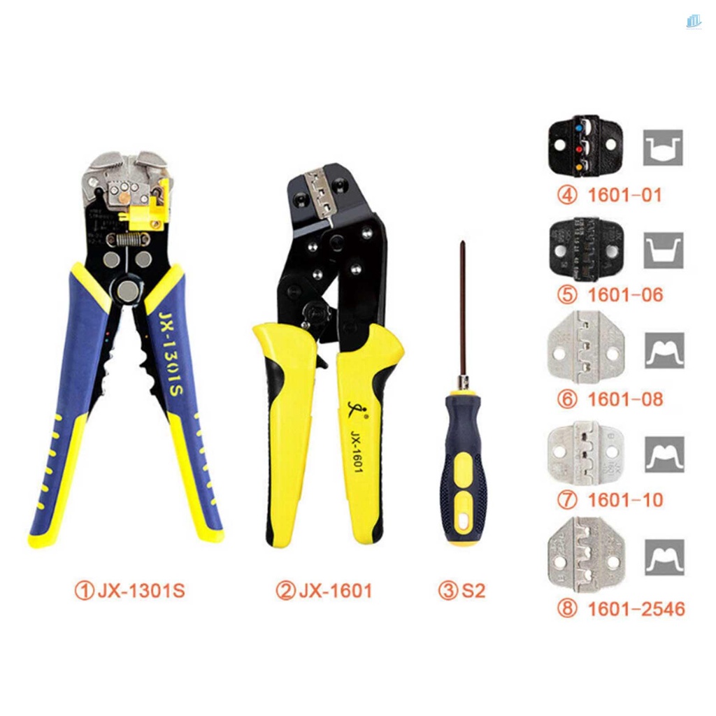 Bộ Dụng Cụ Kìm Cắt Dây Điện Chuyên Dụng s2mwvn JX-D 5301