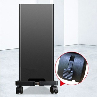 Mobile CPU Stand Computer Tower Rolling Holder Locking Caster Wheel & Adjustable Width Fits Most Gaming Desktop Computer