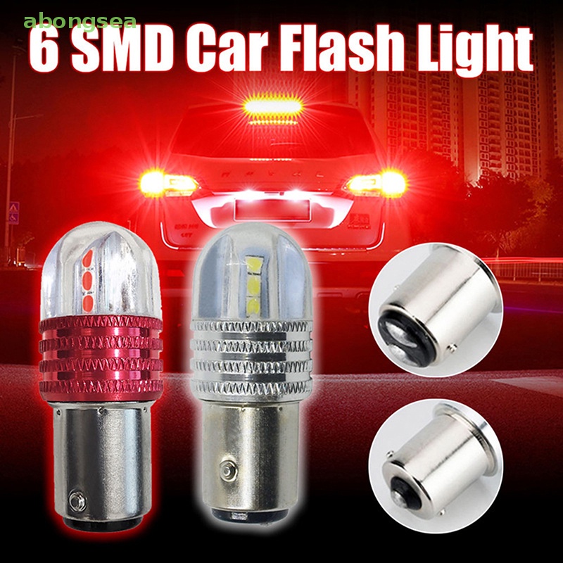 1 Đèn LED Tín Hiệu 1156 1157 BAY15D 6SMD Cho Xe Hơi