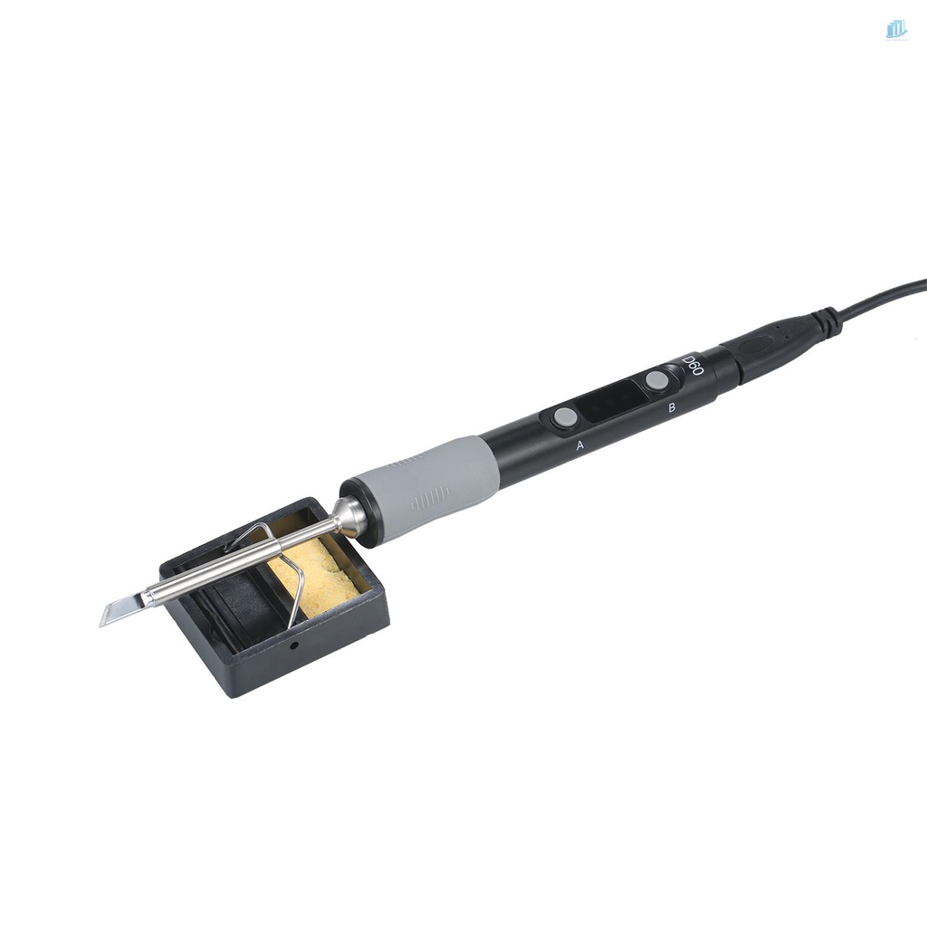 Mỏ Hàn Sắt Có Thể Điều Chỉnh Nhiệt Độ Kèm Giá Đỡ Sắt SQ-D60A Type C 60W 12-24V s2mwvn