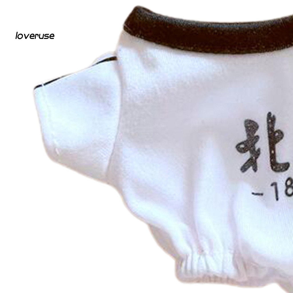 Áo Liền Quần Cotton 20cm Dễ Thương Cho Búp Bê