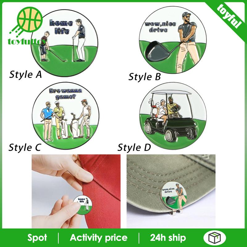 Dụng Cụ Đánh Dấu Bóng Golf Tráng Men Màu Xanh Lá 25mm Thích Hợp Làm Quà Tặng Cho Nam Và Nữ