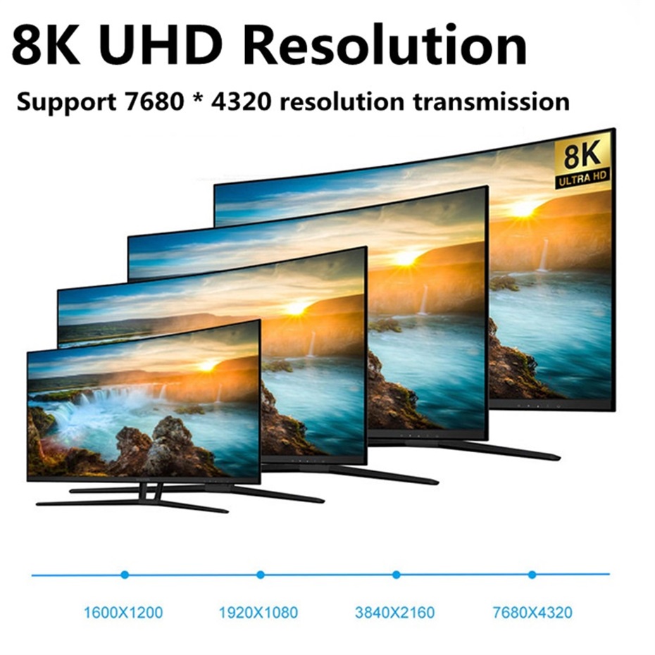Dây Cáp Chuyển Đổi DP 1.4 Sang DP 8K 4K 144Hz 165Hz Cho PC Laptop TV DP 1.2 8K