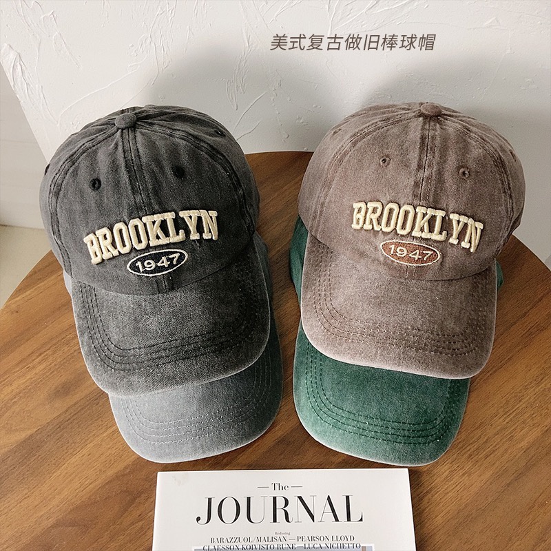 Mũ Lưỡi Trai Mềm Chất Lượng Cao Phong Cách Vintage 1987