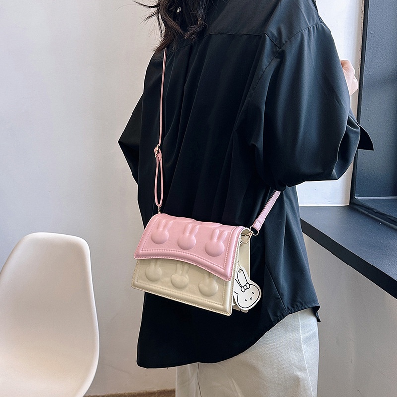 Túi Đeo Chéo Dáng Vuông Nhỏ Thiết Kế Đơn Giản Thời Trang Xinh Xắn Cho Nữ