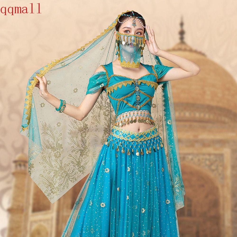 Khăn Choàng Lưới Họa Tiết Hoa Thời Trang Dành Cho Múa Bụng