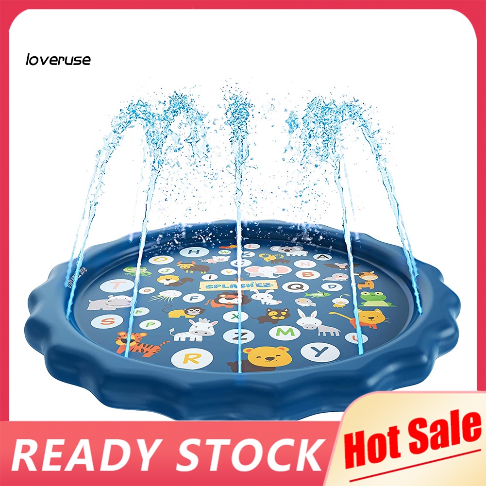 Thảm Phun Nước Bơm Hơi Họa Tiết Động Vật / Chữ Cái Kích Thước 170cm Cho Trẻ Em