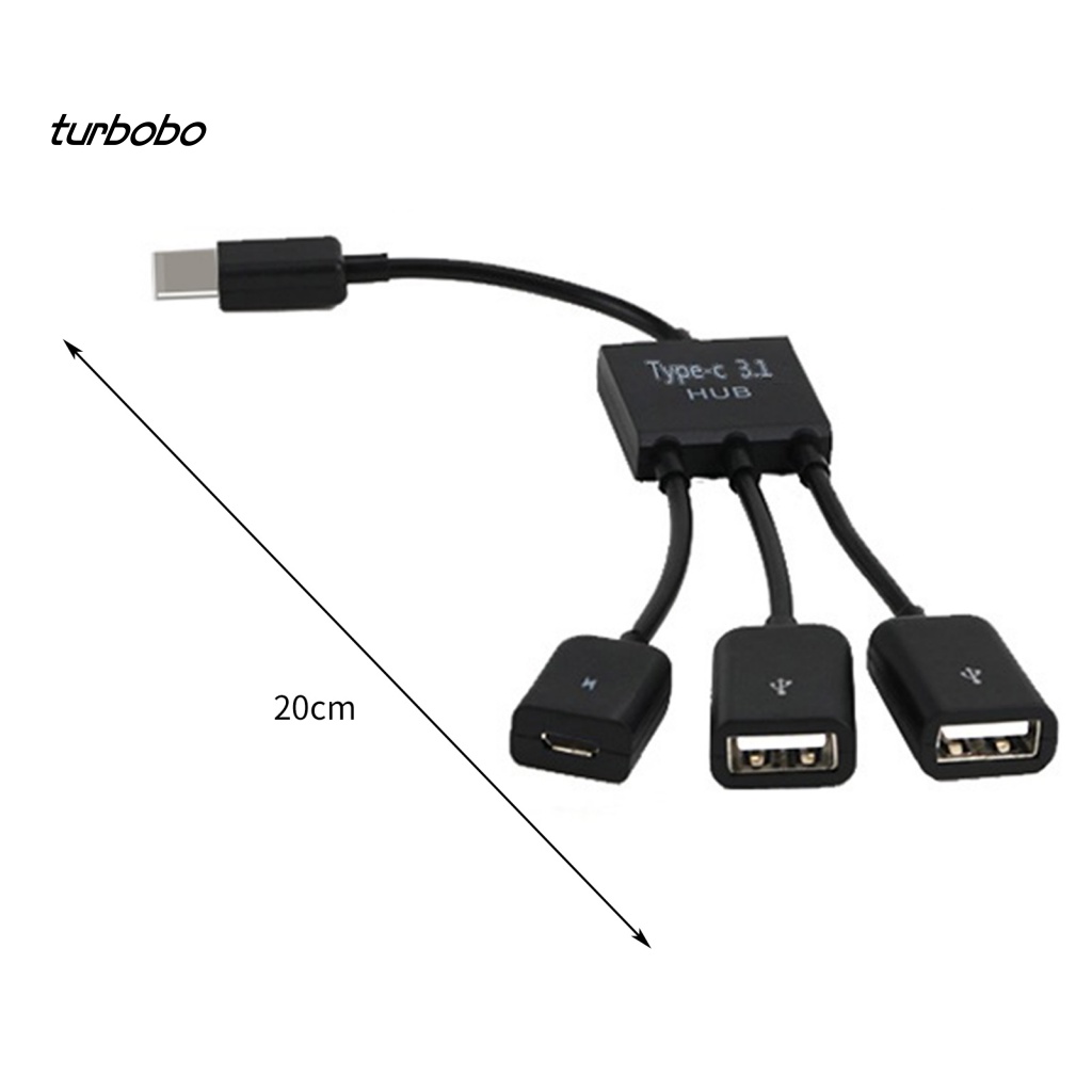 Bộ Chuyển Đổi USB OTG 3 Trong 1 Gọn Nhẹ 3 Trong 1 Cho Xe Hơi