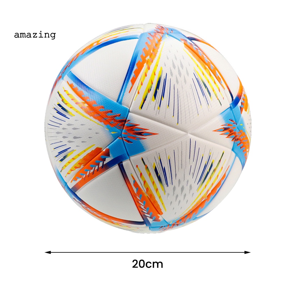 Quả Bóng Đá Thể Thao Mềm Mại Chống Thấm Nước In Họa Tiết Size 5