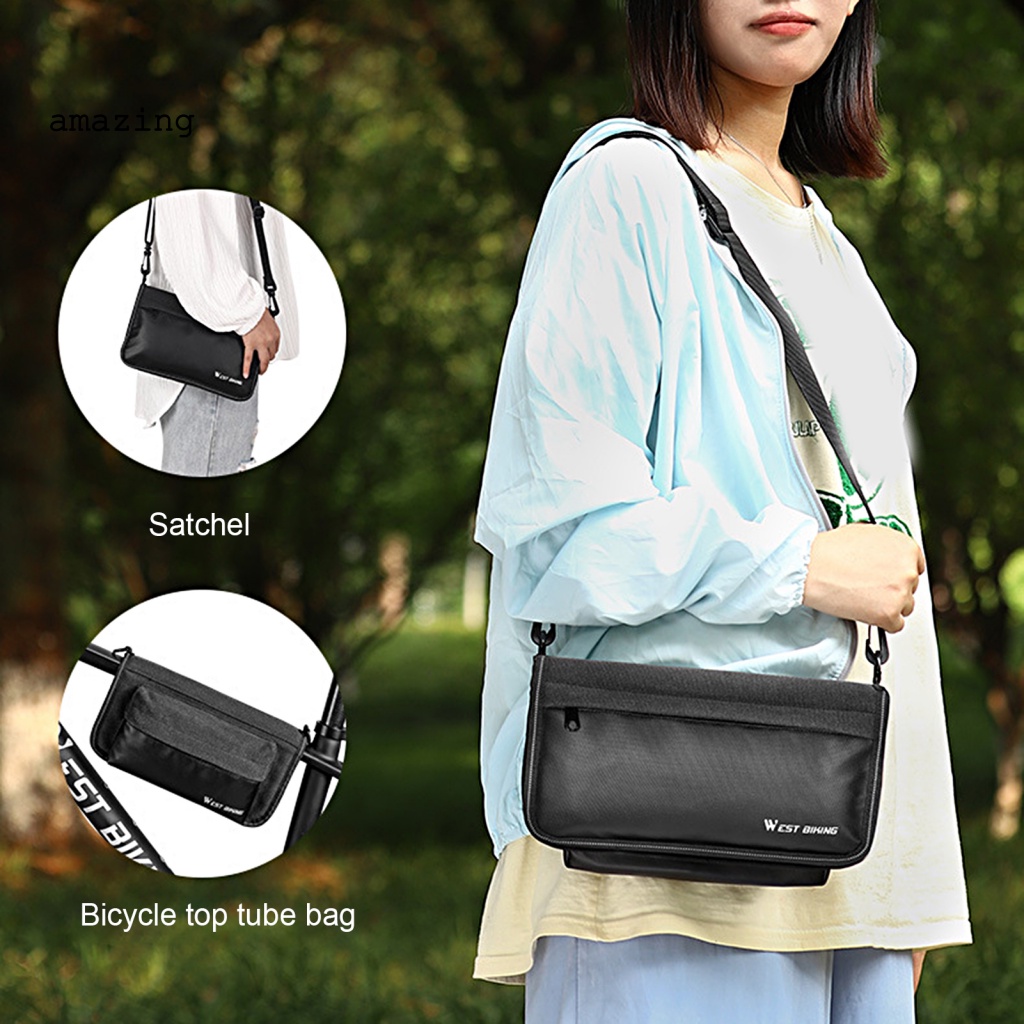 1 Bộ Túi Đựng Đồ Dùng Bằng Vải Oxford Di Động Tiện Dụng Cho Xe Đạp