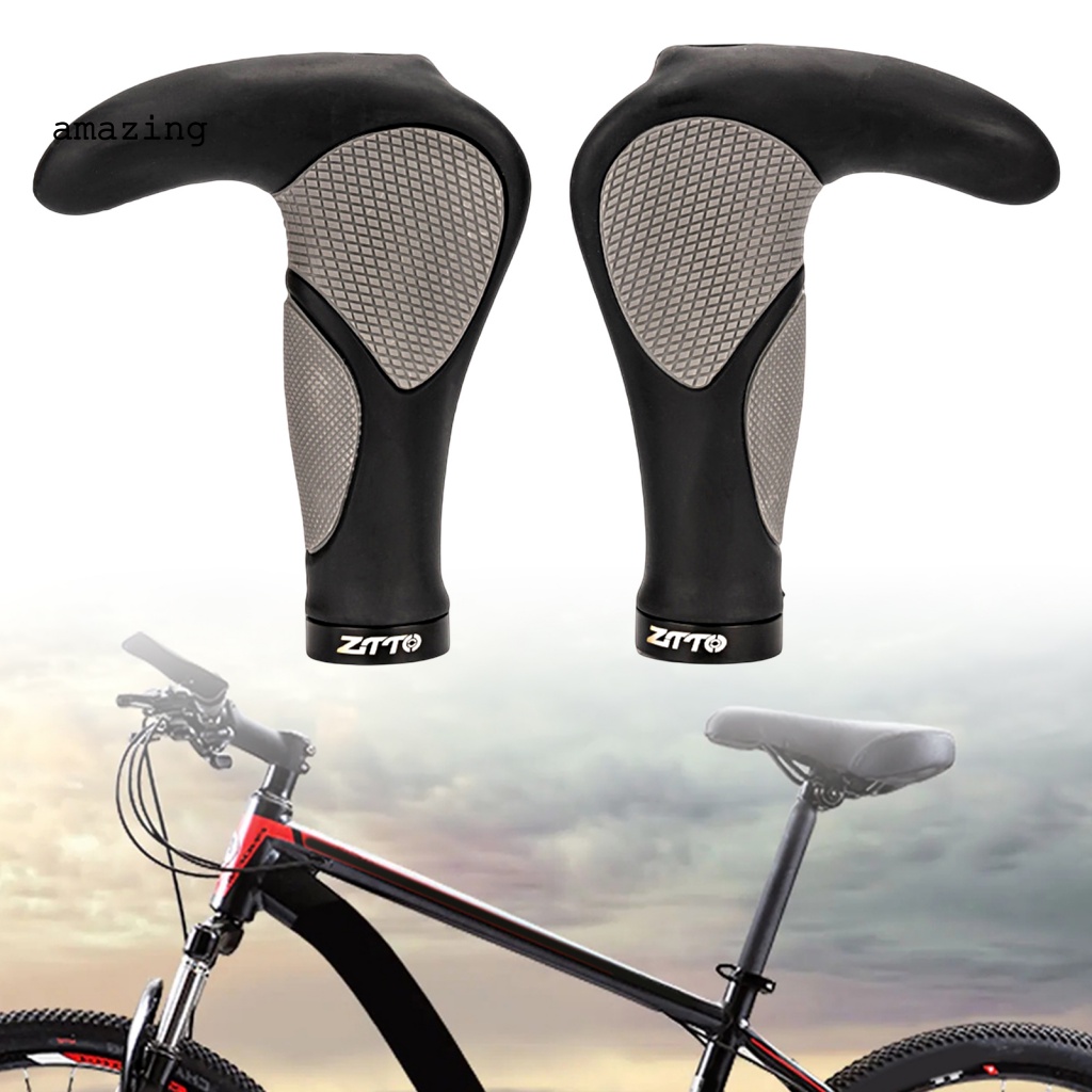 1 Cặp Vỏ Bọc Tay Lái Xe Đạp Hai Mặt Khóa Hấp Thụ Sốc