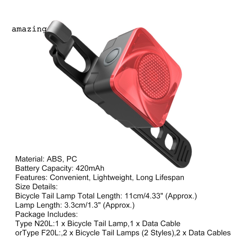 Đèn Xi Nhan Gắn Đuôi Xe Đạp Chống Thấm Nước