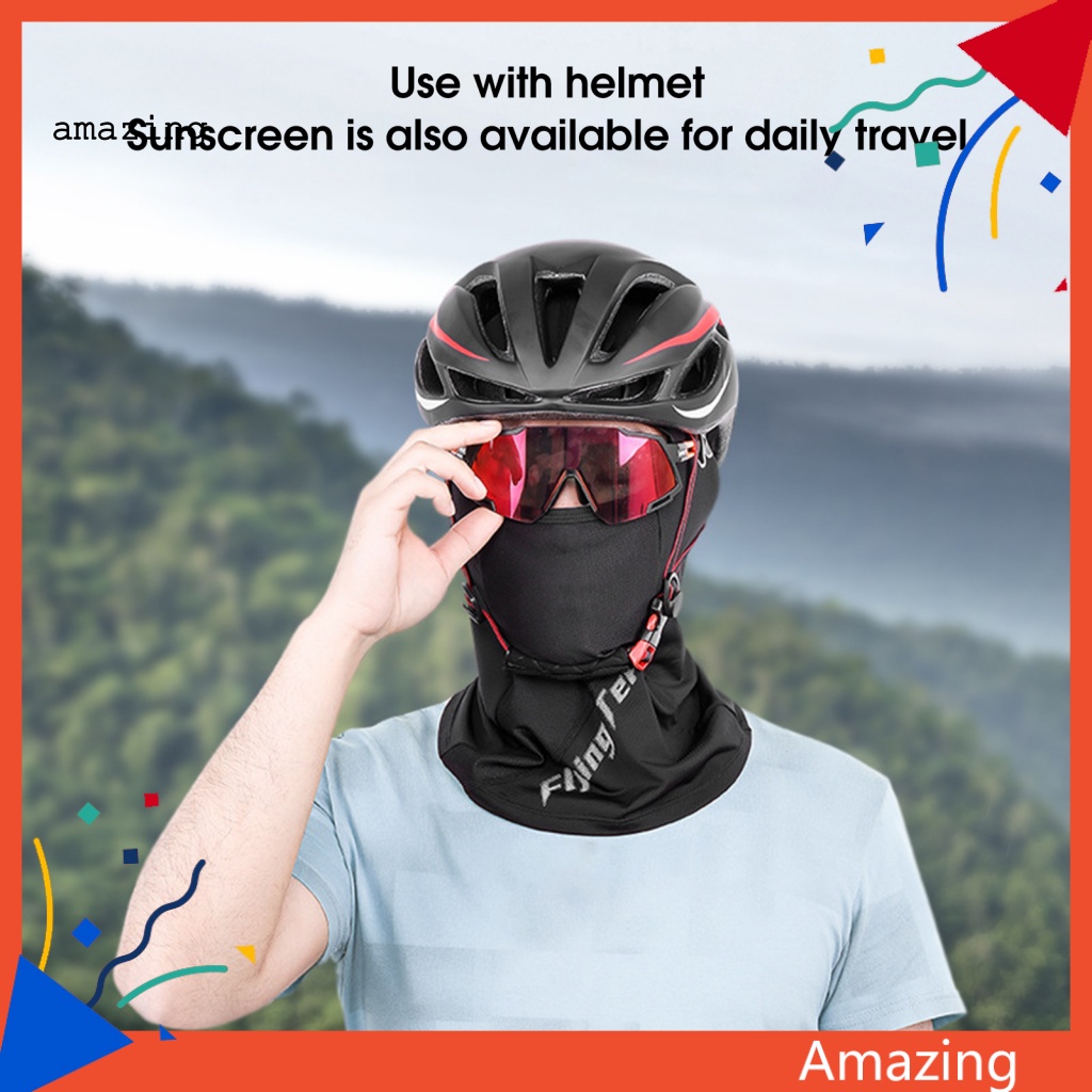 Khẩu Trang Spandex Thiết Kế Lỗ Thoải Mái Khi Đạp Xe