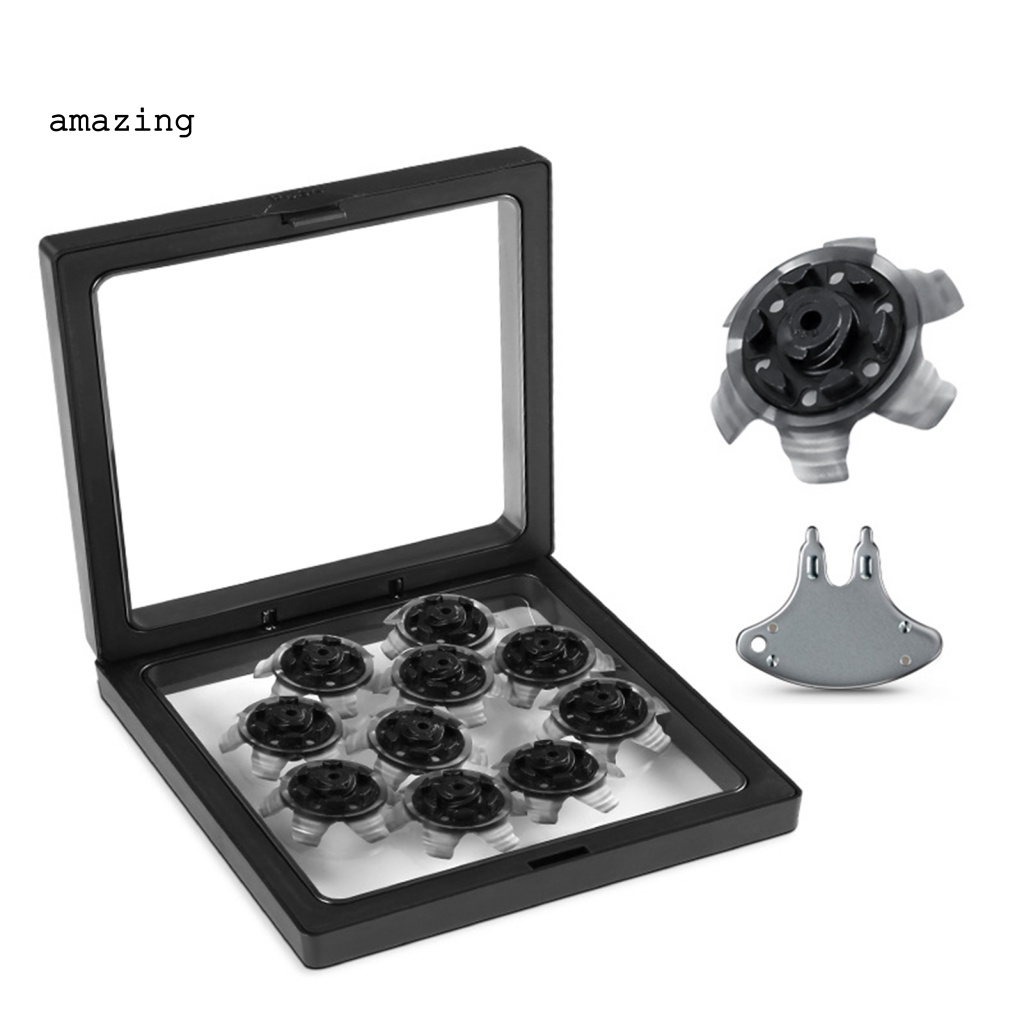 Set 10 Đinh Tán Màu Đen Dùng Cho Gậy Đánh Golf Thể Thao Ngoài Trời