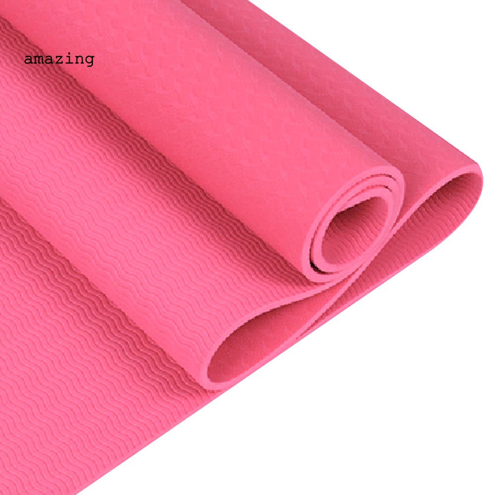 Thảm Tập Yoga Bằng TPE Chống Trượt Màu Sắc Đơn Giản