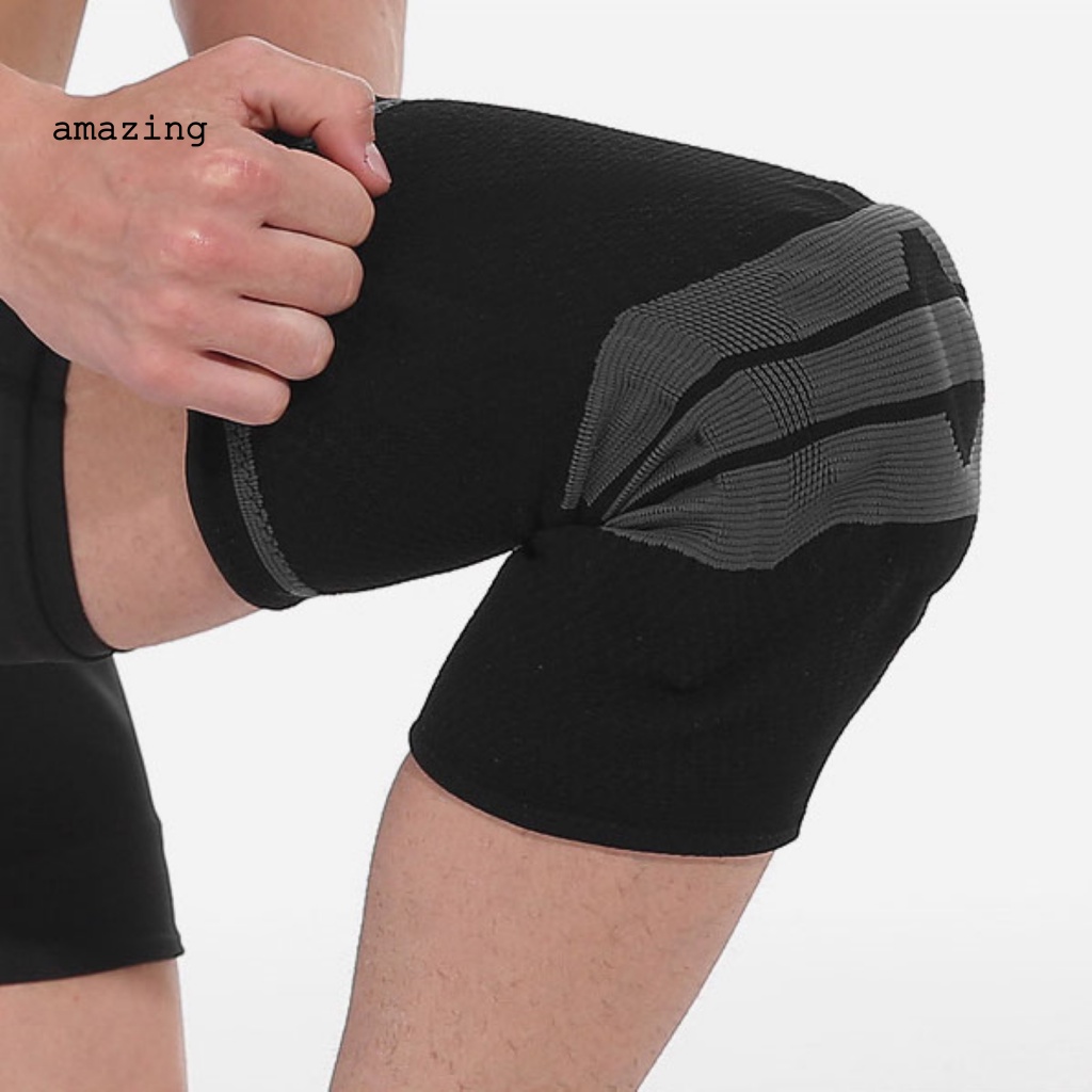 1 Miếng Đệm Bảo Vệ Đầu Gối Khi Chơi Bóng Rổ / Chạy Bộ Bằng Silicone