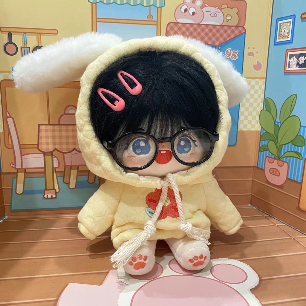 Áo Hoodie Tai Thỏ Nhồi Bông 10cm 15cm 20cm