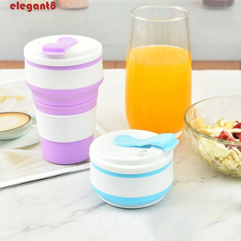 Cốc Uống Trà Bằng Silicone Đa Năng Có Thể Gấp Gọn Tiện Dụng