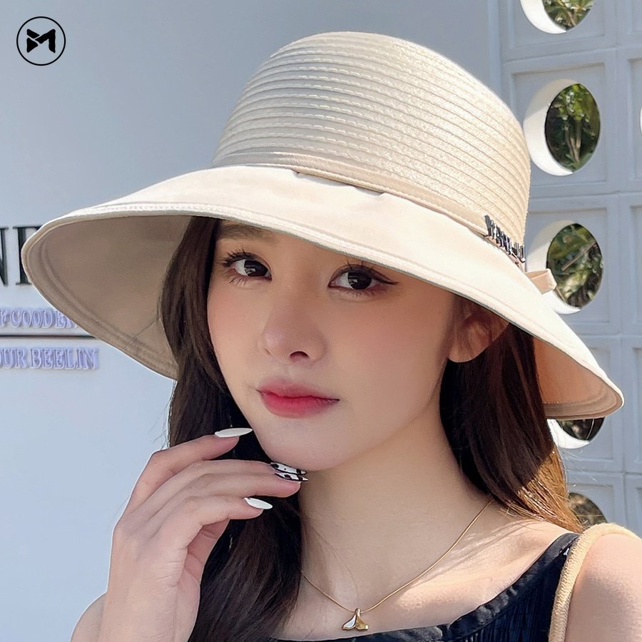 Nón Tai Bèo Vành Rộng Chống Nắng Có Dây Cột Che Nắng Mẫu Mới Năm 2023 Phong Cách Nhật Hàn Bảo Vệ Và Tia UV Dành Cho Bạn Nữ