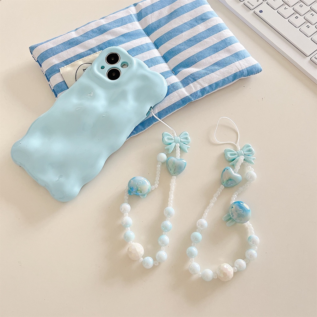 Dây Đeo Túi Xách / Điện Thoại Bằng acrylic Hình Gấu / Thỏ Hoạt Hình Dễ Thương Cho iphone / airpods