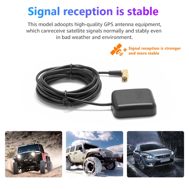 Dây Cáp Ăng Ten SMA 3M Định Vị GPS Cho Xe Hơi