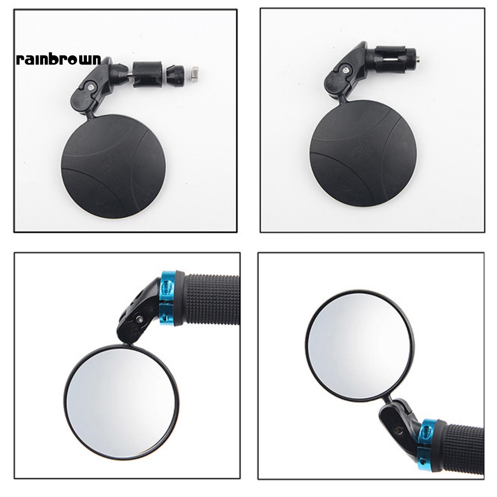 Gương Chiếu Hậu Xoay 360 Độ Chống Lóa Màu Đen Cho Xe Đạp