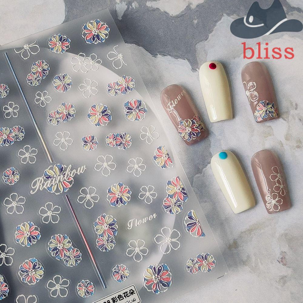 Miếng Dán Trang Trí Móng Tay Tự Dính Họa Tiết Hoa Calla Lãng Mạn Cho Nữ