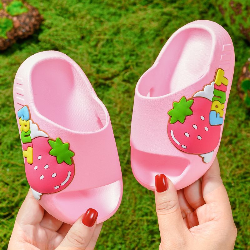 Doremi Dép Sandal Chống Trượt Thoáng Khí Thoải Mái Họa Tiết Trái Cây Hoạt Hình Xinh Xắn Dành Cho Bé Trai Và Bé Gái