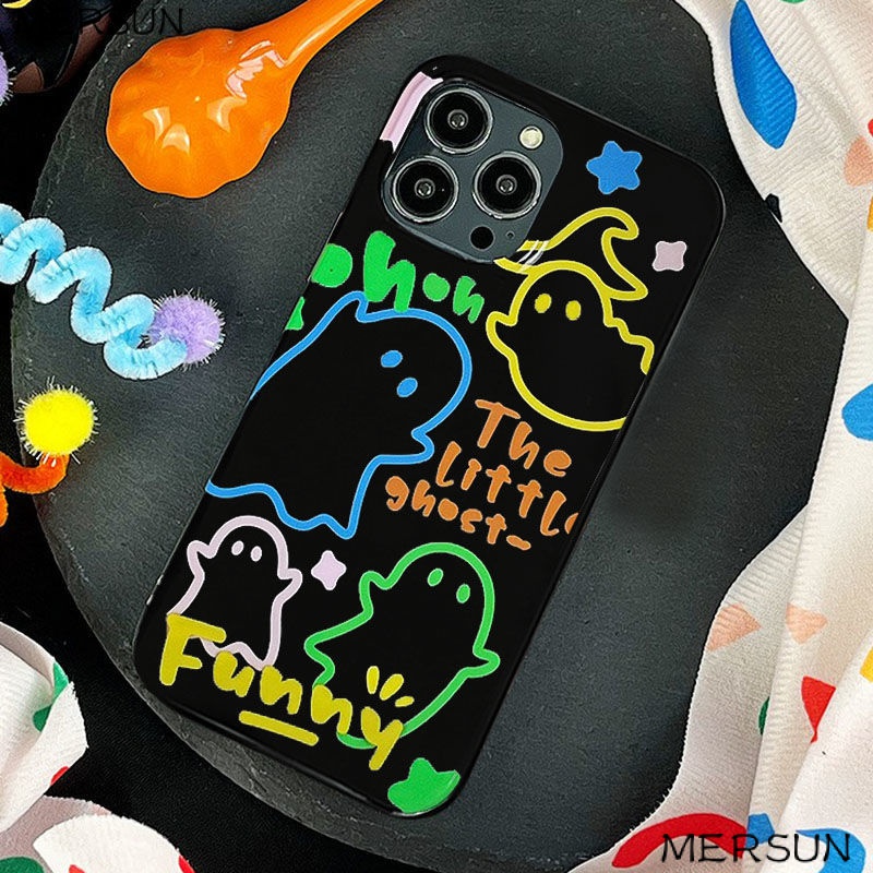 Ốp Điện Thoại Cứng Họa Tiết Cô Gái Và Ma Độc Đáo Cho iPhone13 Male / 8p14Pro 12 F32C Maxxr11