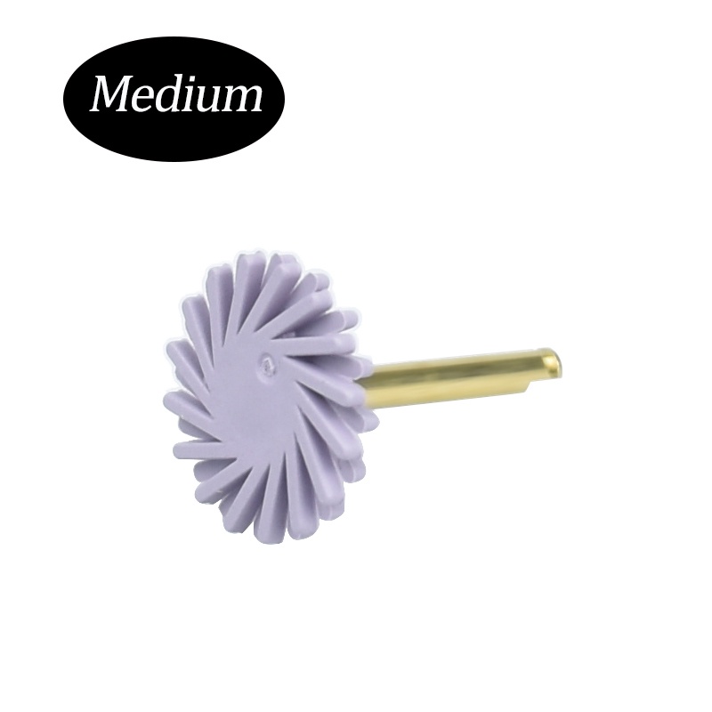 Đĩa Đánh Bóng Răng Kim Cương 14mm 3 Màu Bằng Cao Su Tổng Hợp