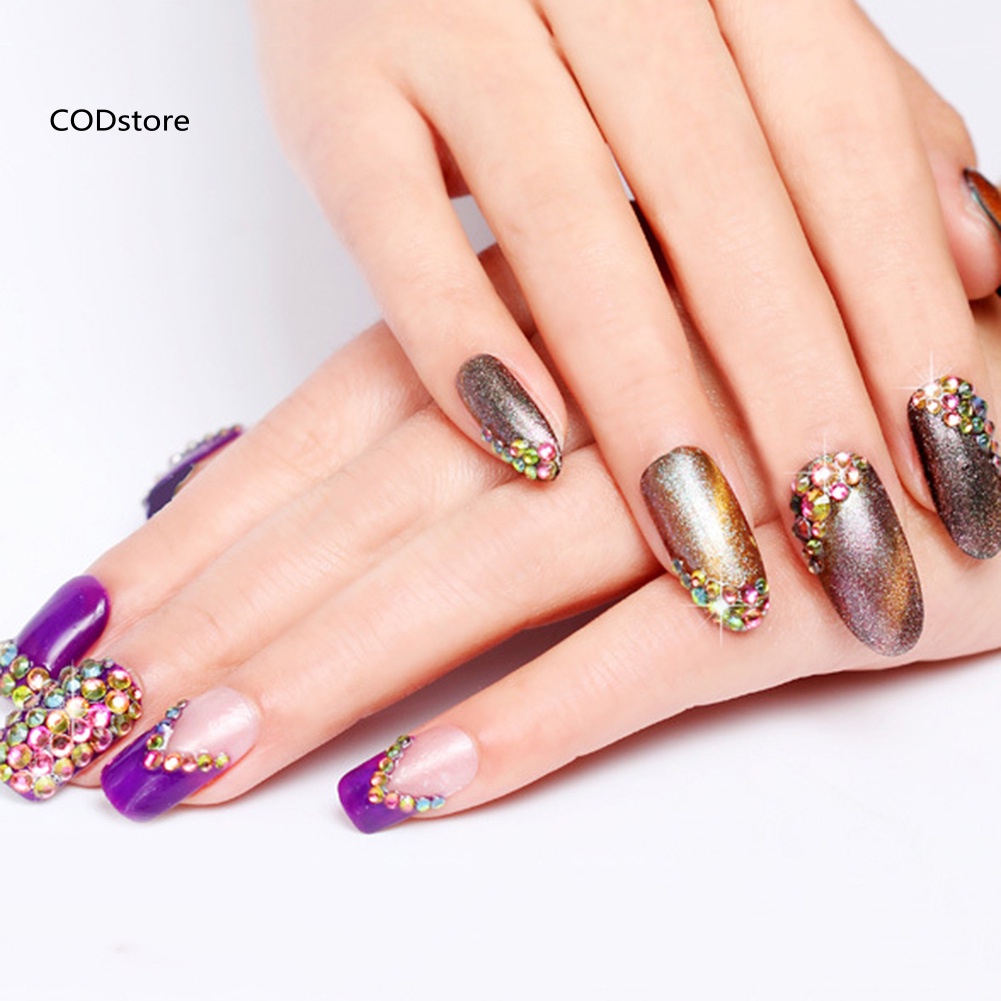 Set 1200 Hình Dán Móng Tay 2mm Kèm Hộp Đựng Ốp