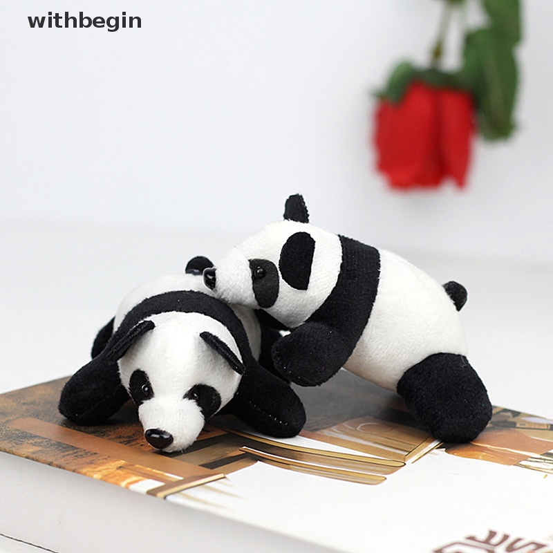 Móc Khóa Gấu Trúc Nhồi Bông Dễ Thương Dùng Trang Trí Ba Lô / Túi Xách