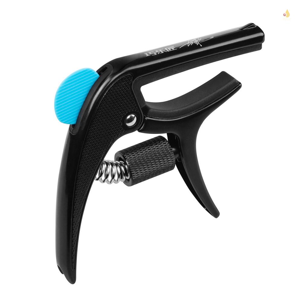 Kẹp Capo Một Tay Cầm Đơn Bằng Hợp Kim Kẽm Đa Chức Năng Với Khe Cắm Ngựa Đàn Guitar Điện Acoustic Guitar Bass Ukulele
