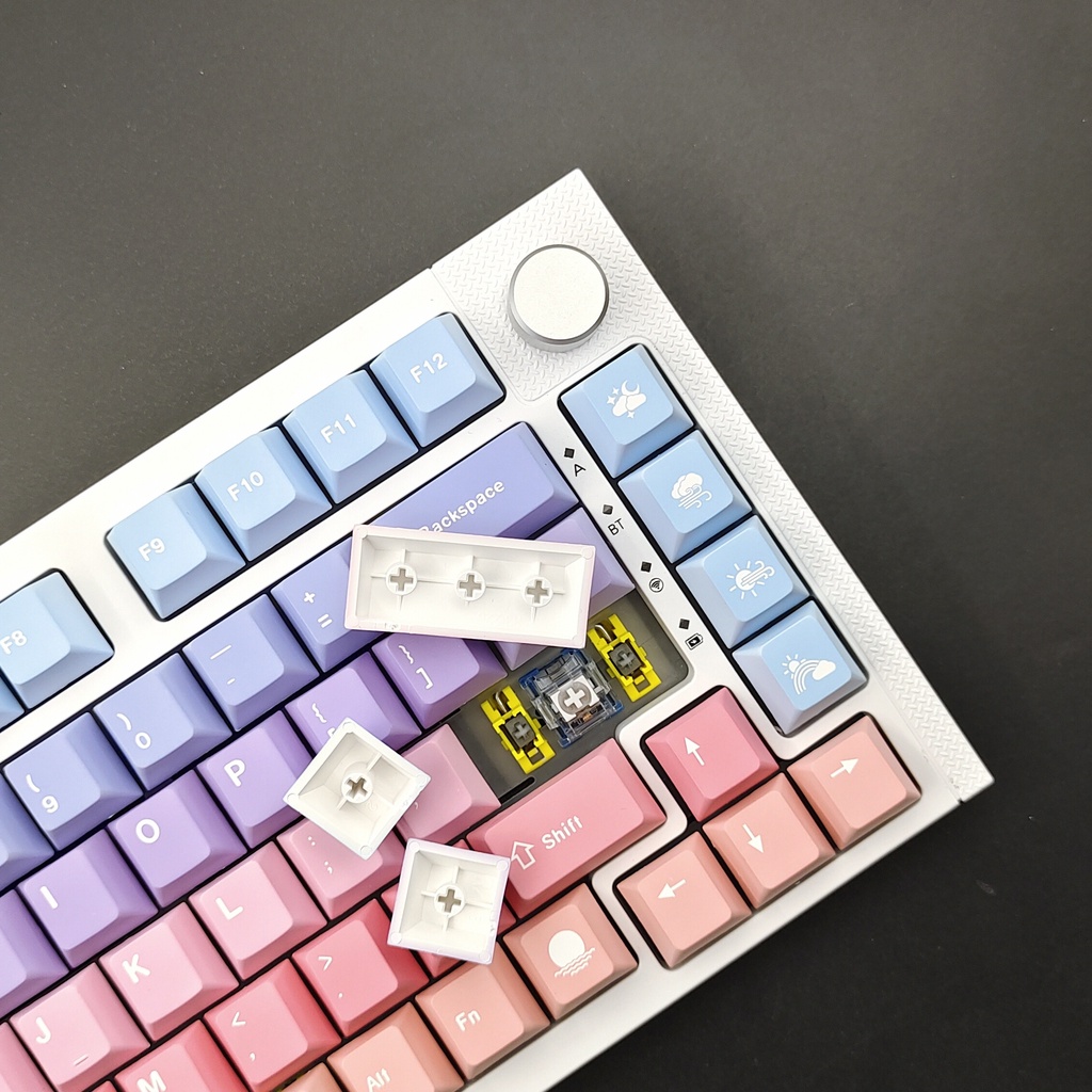 Colorful Cloud Keycap Gradient Set 138 Nút Bàn Phím Cơ PBT Nhiều Màu Sắc Gradient