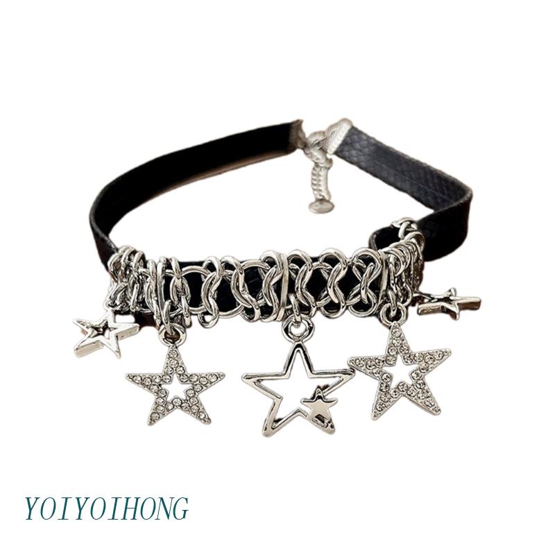 Vòng Cổ Choker Y2k Hình Ngôi Sao Năm Cánh