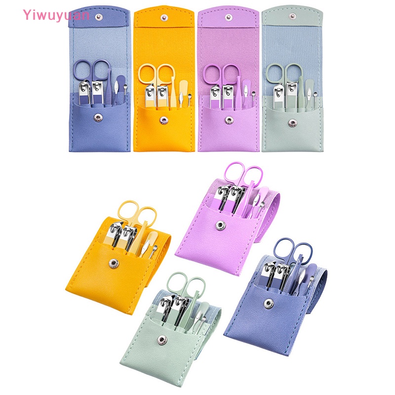 Bộ 4 / 7 Dụng Cụ Chăm Sóc Móng Tay Bằng Thép Không Gỉ Mới