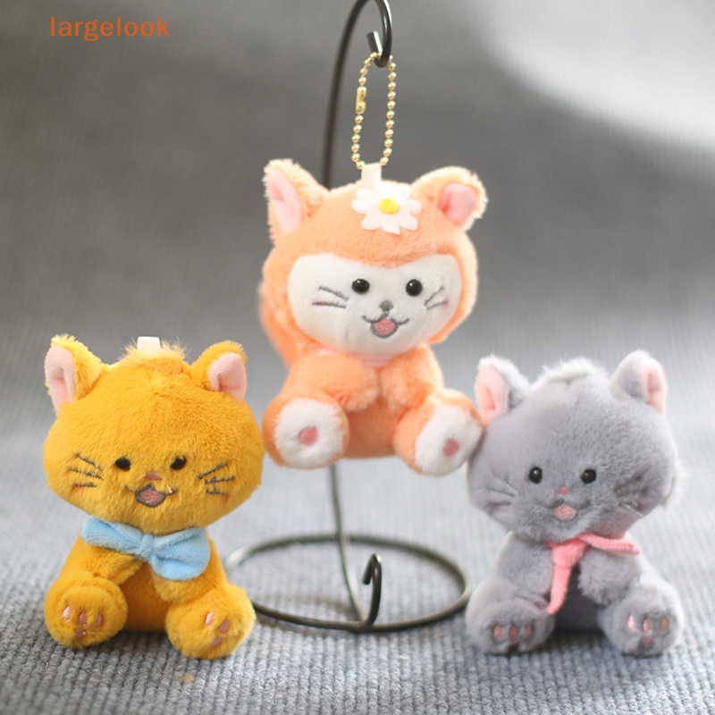 1 Móc Khóa Hình Mèo Nhồi Bông 11cm Dễ Thương