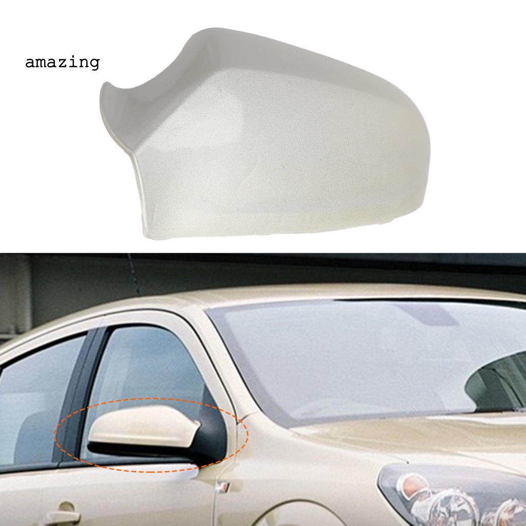 Ốp Gương Chiếu Hậu Hình Đôi Cánh Màu Bạc Cho Vauxhall ASTRA MK5 04-09