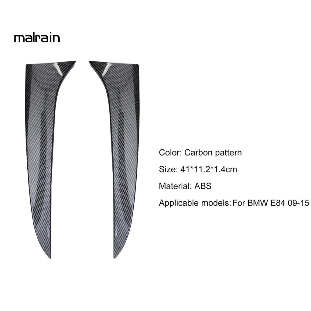 Bộ 2 Miếng Dán Trang Trí Cửa Sổ Xe Hơi BMW E84 2009-2015 Bằng ABS