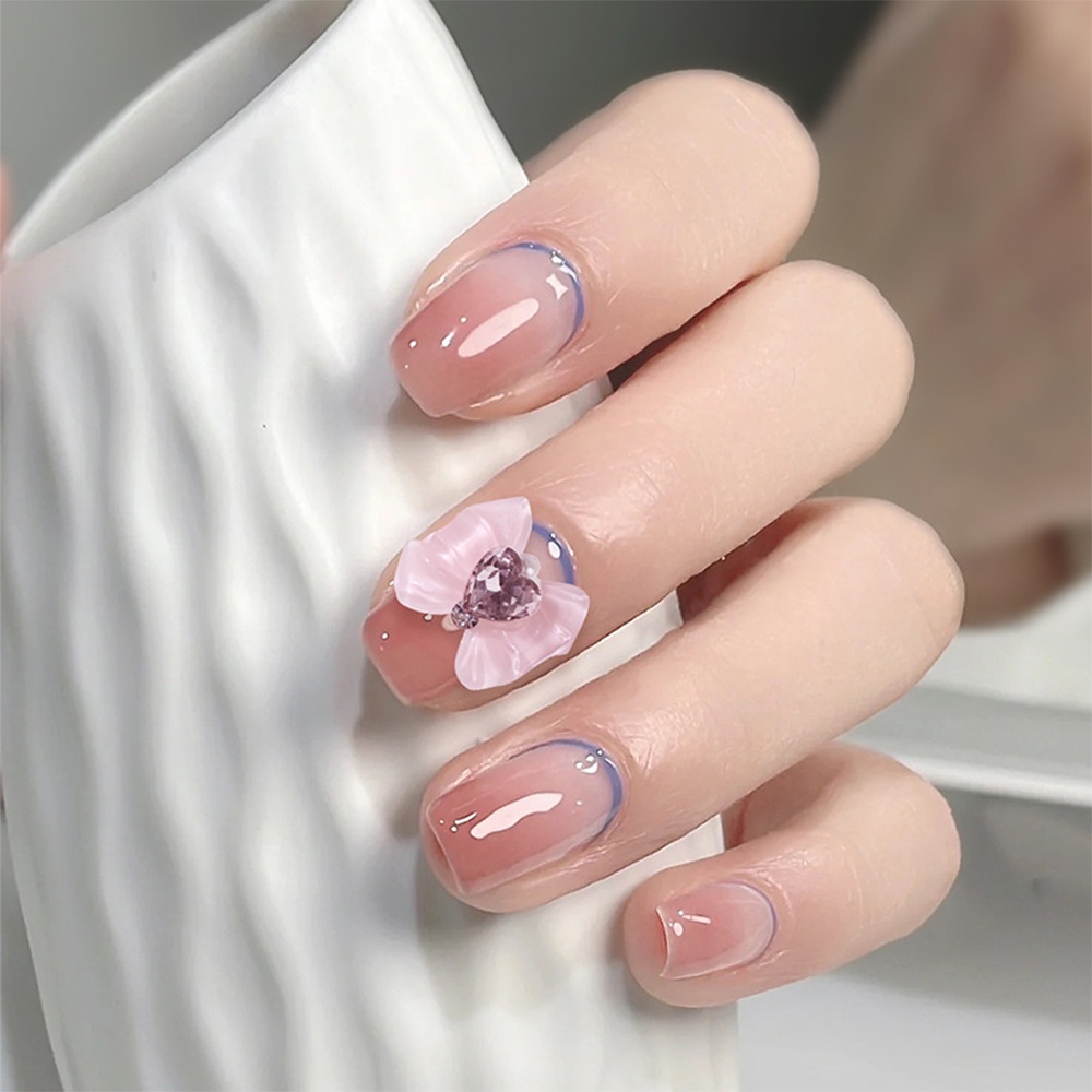 Hạt Đá 3D Hình Nơ Dán Trang Trí Móng Tay Nghệ Thuật