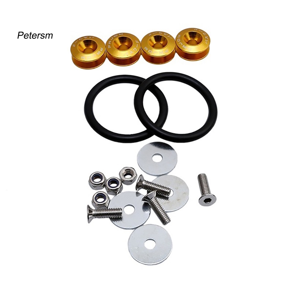 FENDER Bộ Ốc Vít Nhựa PP Tháo Lắp Nhanh Gắn Tấm Chắn Bùn Xe Hơi