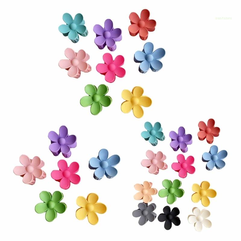 Set 6 / 8 / 12 Kẹp Tóc Càng Cua Nhiều Màu Thời Trang Cho Nữ