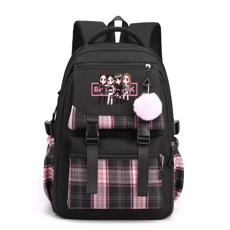 Balo Cỡ Lớn Thoáng Khí In Hình Nhóm Nhạc BLACKPINK JISOO LISA GT2 Thời Trang Cho Nam Và Nữ